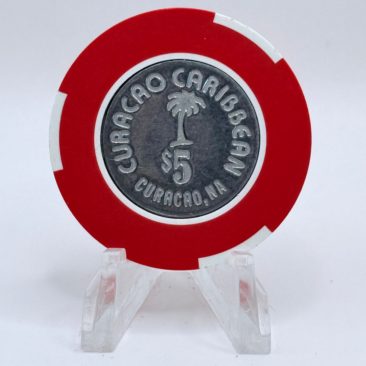 Curacao Caribbean Hotel & Casino Willemstad Curacao $5 Casino Chip