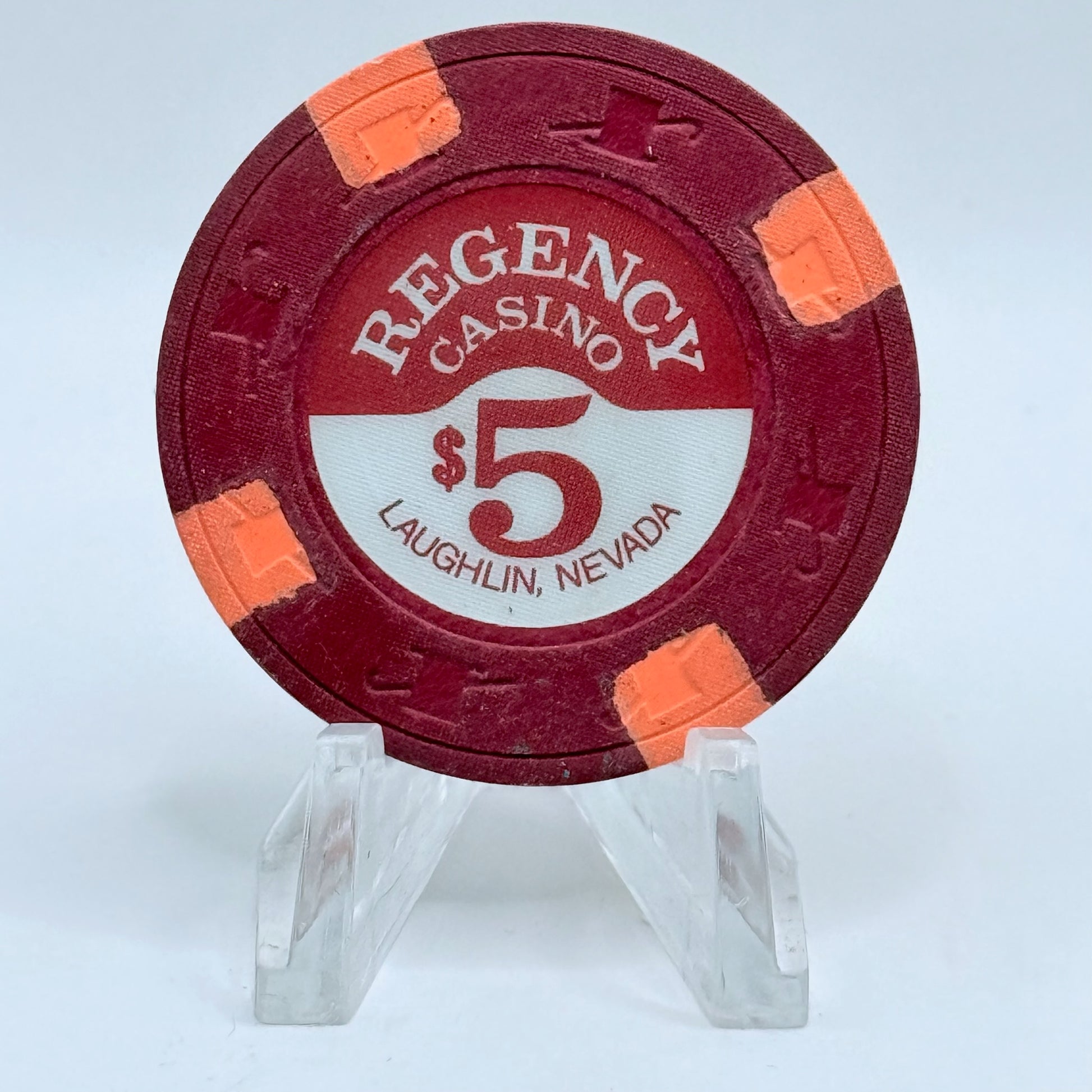 Regency Casino Laughlin Nevada 1979 $5 Casino Chip N3434