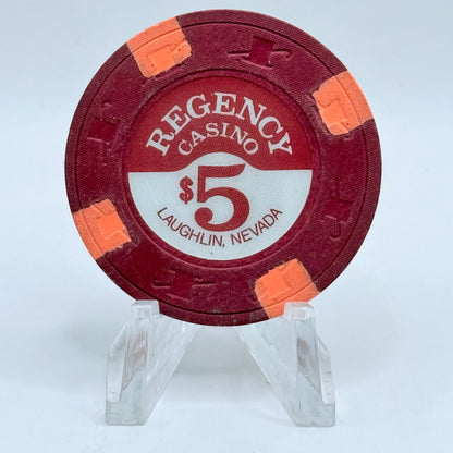 Regency Casino Laughlin Nevada 1979 $5 Casino Chip N3434