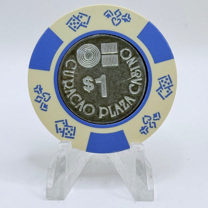 Curacao Plaza Casino Willemstad Curacao Series 2 $1 Casino Chip