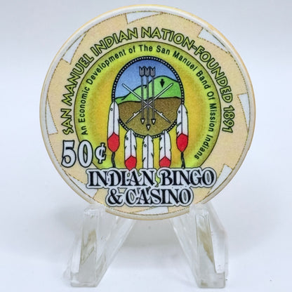 San Manuel Casino Highland California $0.50 Casino Chip