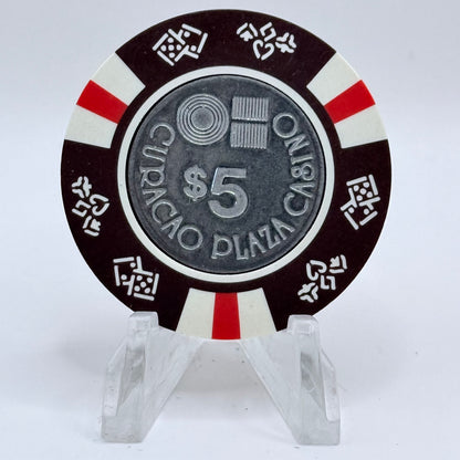 Curacao Plaza Casino Willemstad Curacao Series 2 $5 Casino Chip