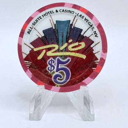 Rio Las Vegas Nevada 2007 'Trick Or Treat' LE $5 Casino Chip E8278