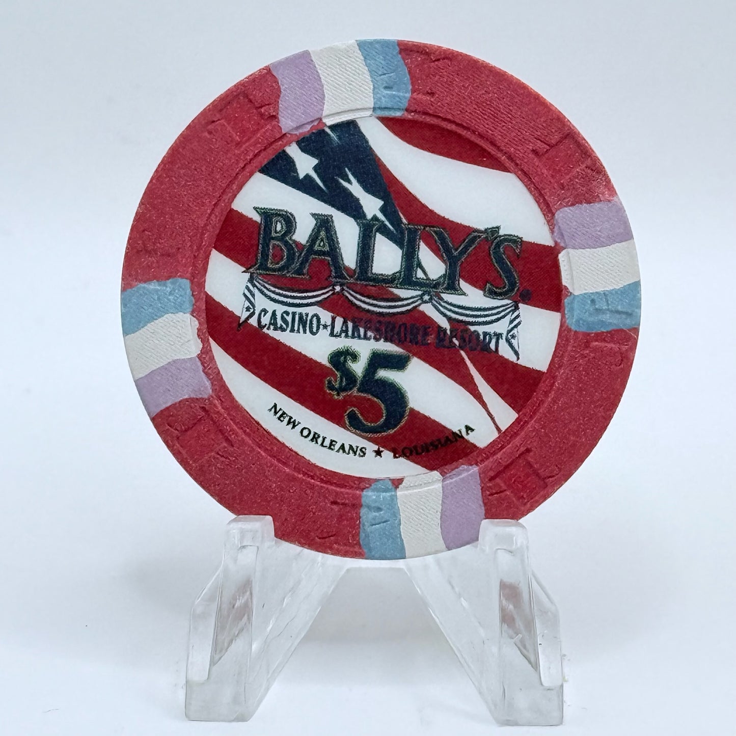 Bally's New Orleans Louisiana $5 Casino Chip