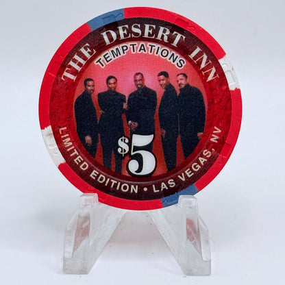 Desert Inn Las Vegas Nevada 1999 'Temptations' LE $5 Casino Chip V3961