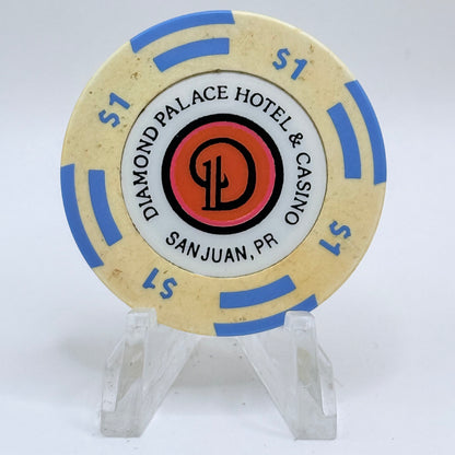 Diamond Palace San Juan Puerto Rico Series 2 $1 Casino Chip