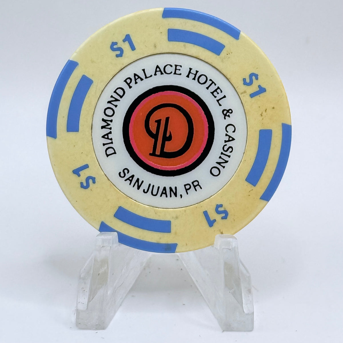 Diamond Palace San Juan Puerto Rico Series 2 $1 Casino Chip