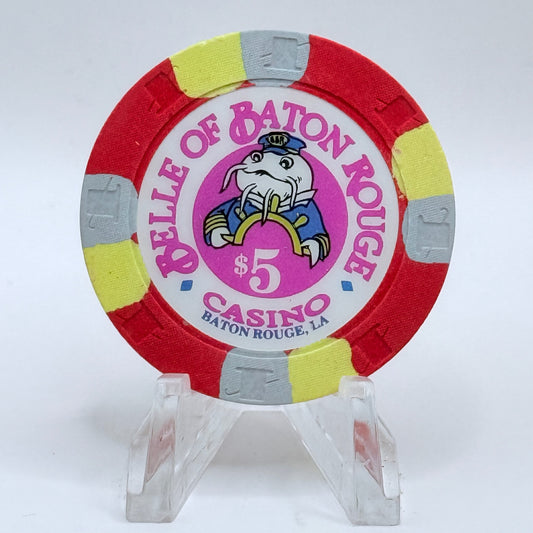 Belle of Baton Rouge (Original) Baton Rouge Louisiana $5 Casino Chip