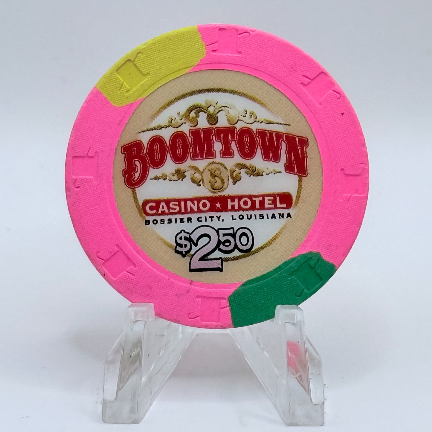 Boomtown Bossier City Louisiana 2002 $2.50 Casino Chip