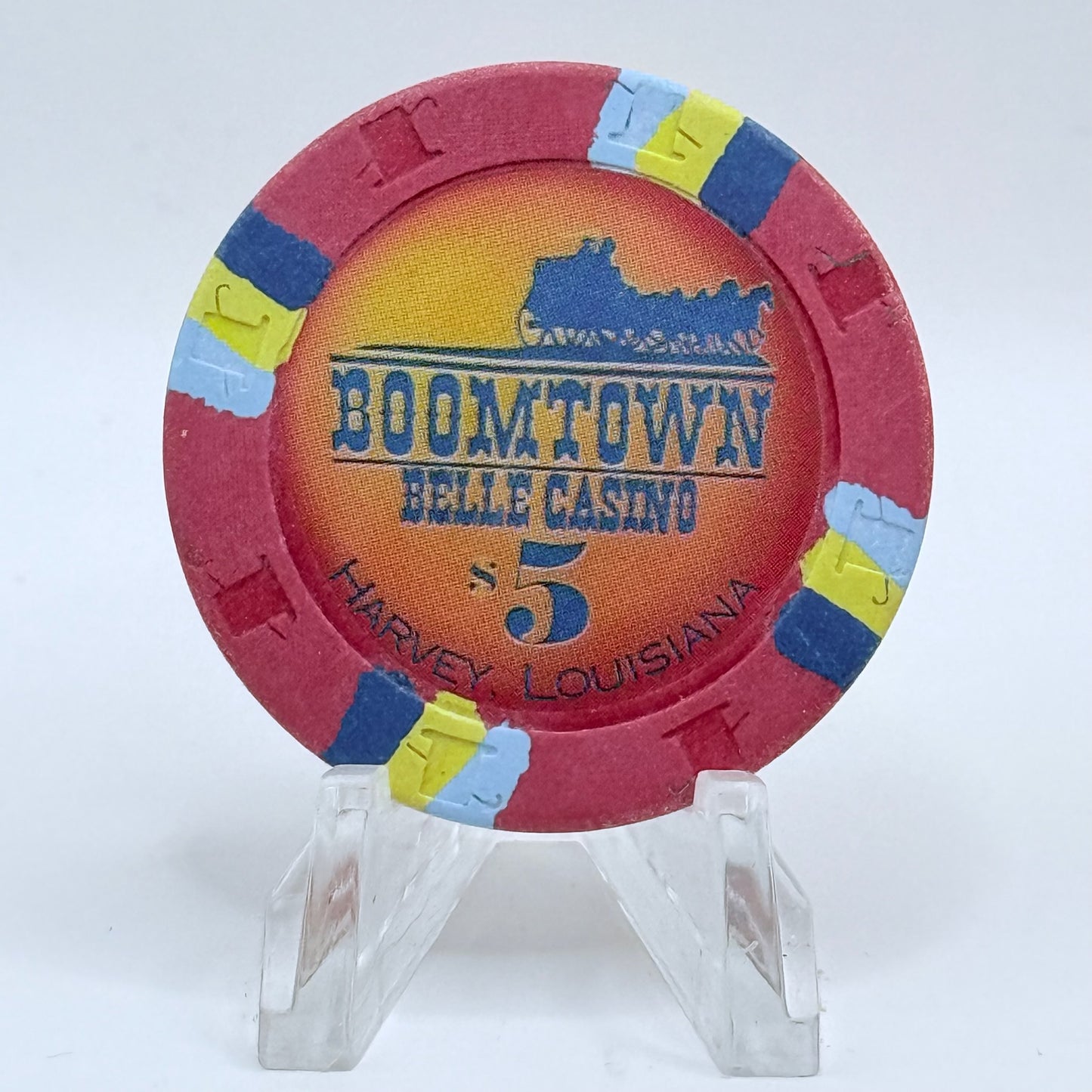 Boomtown/Boomtown Belle Harvey Louisiana $5 Casino Chip
