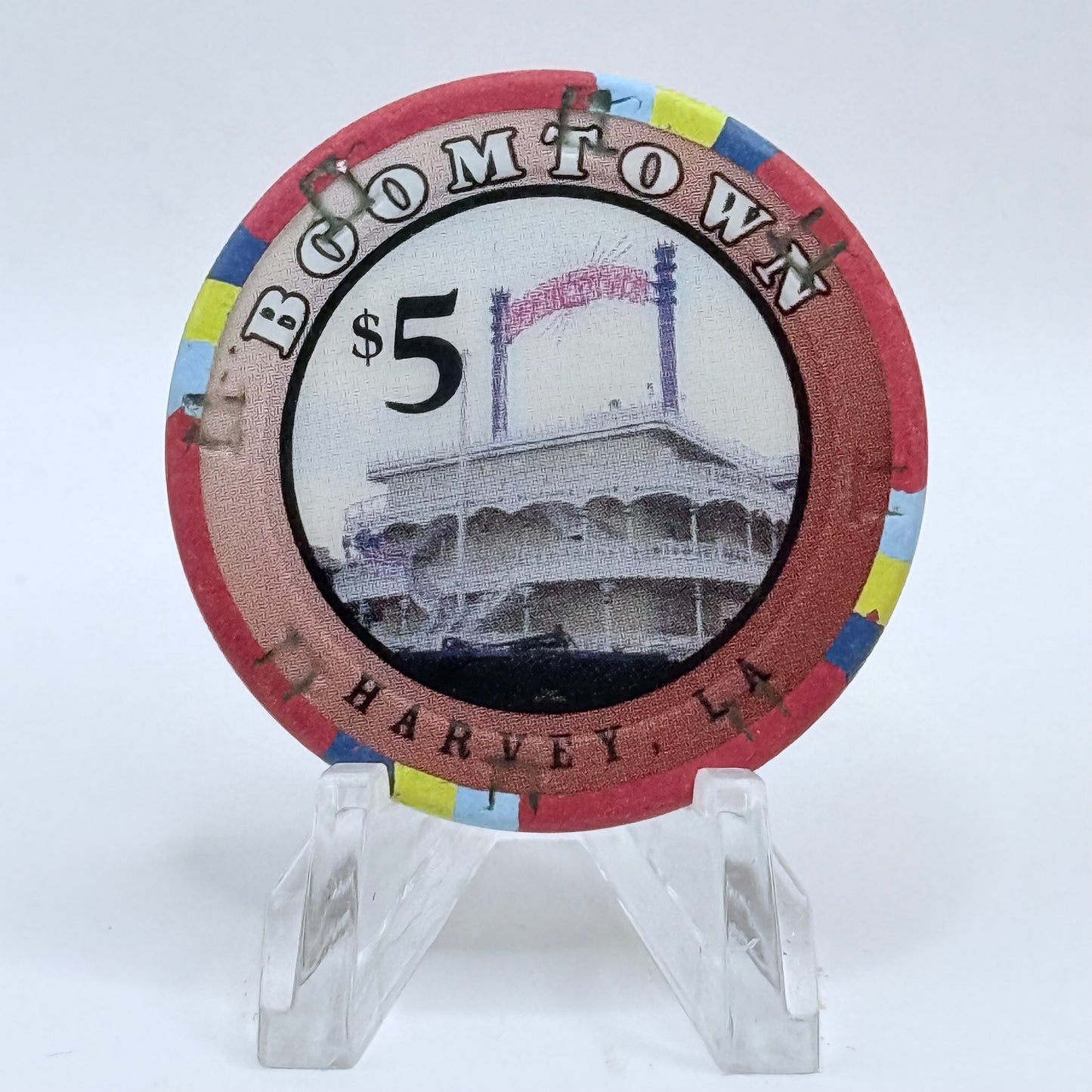 Boomtown/Boomtown Belle Harvey Louisiana $5 Casino Chip