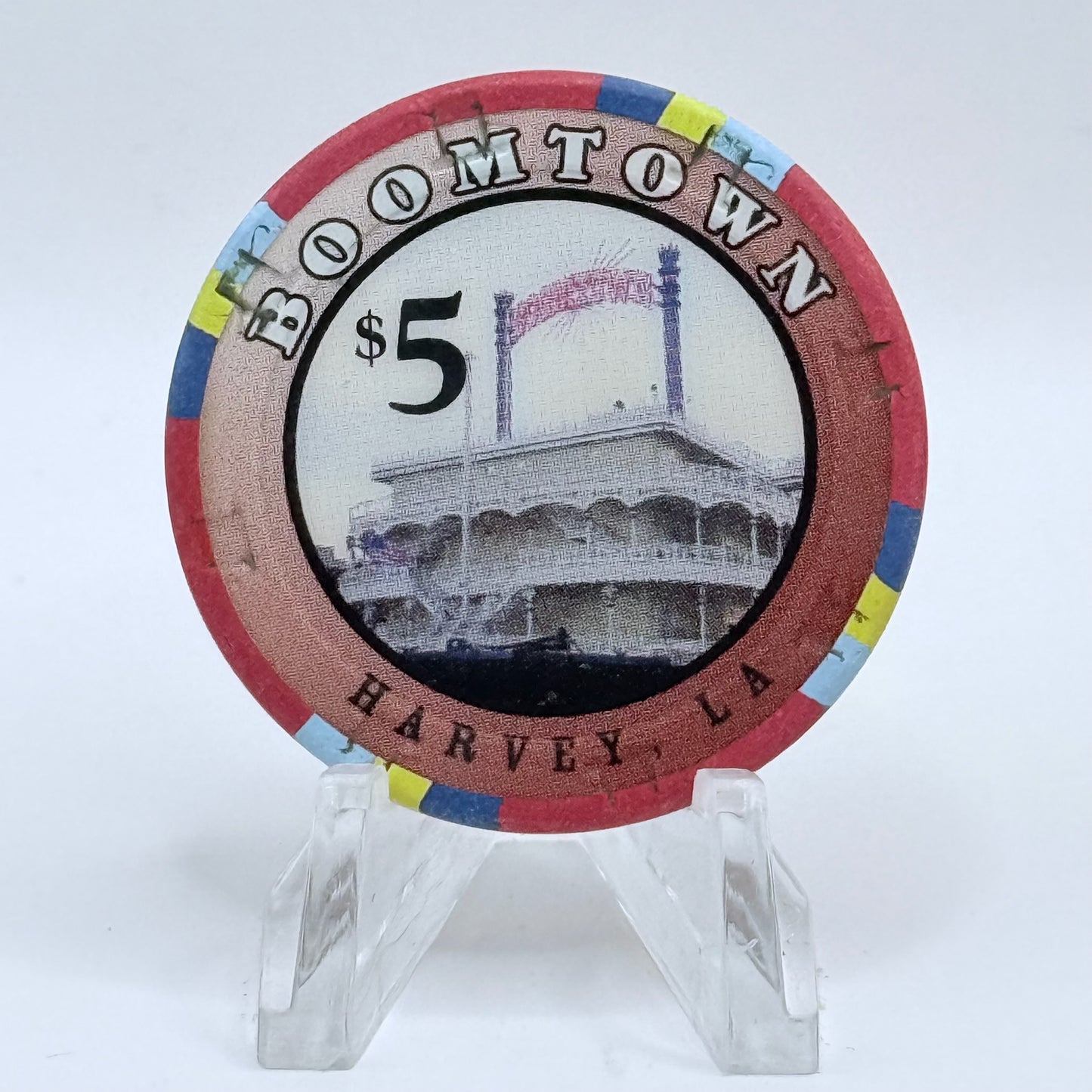 Boomtown/Boomtown Belle Harvey Louisiana $5 Casino Chip