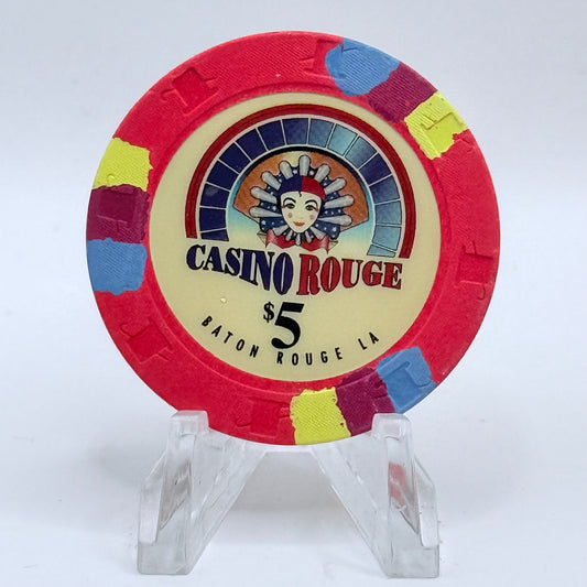 Casino Rouge Baton Rouge Louisiana $5 Casino Chip
