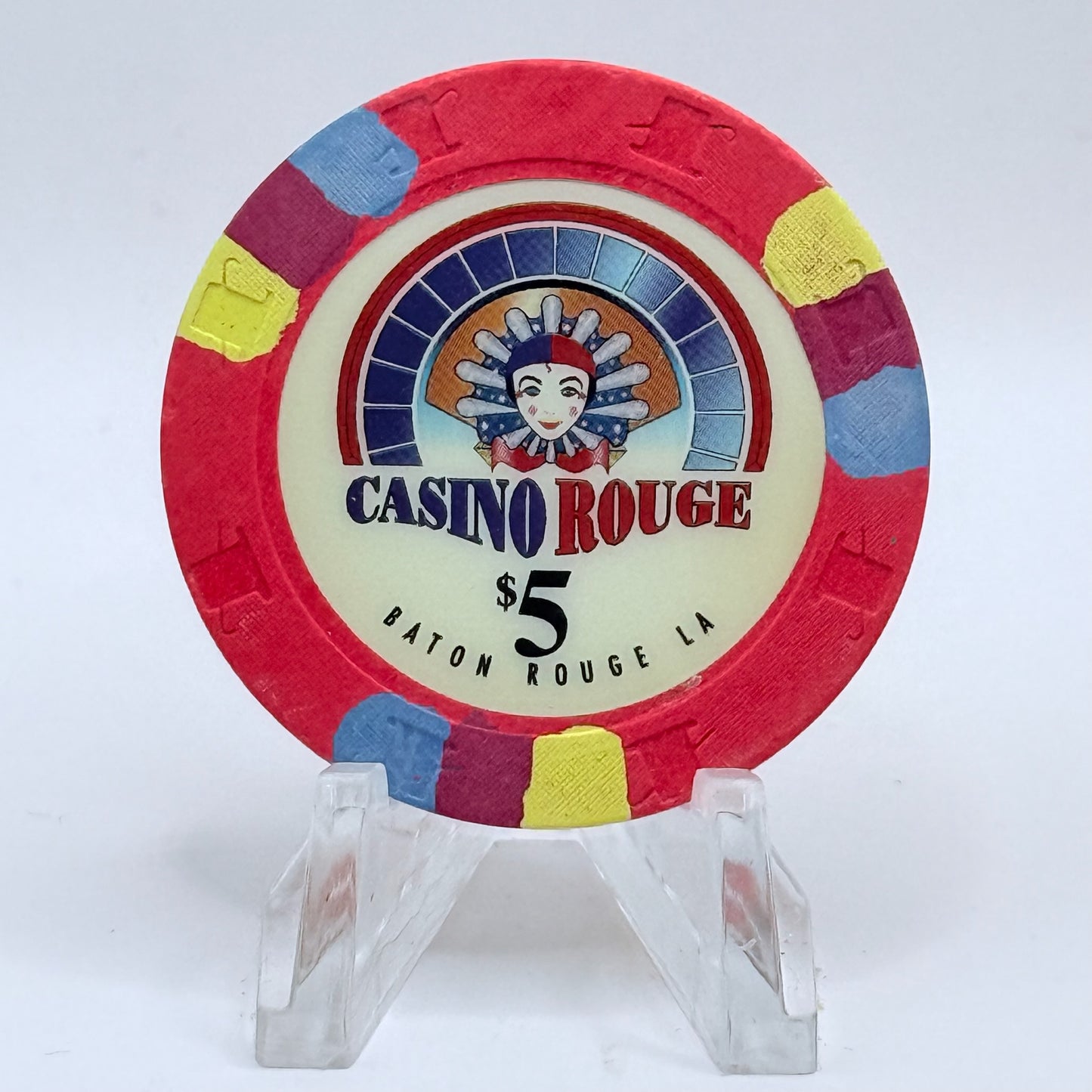 Casino Rouge Baton Rouge Louisiana $5 Casino Chip