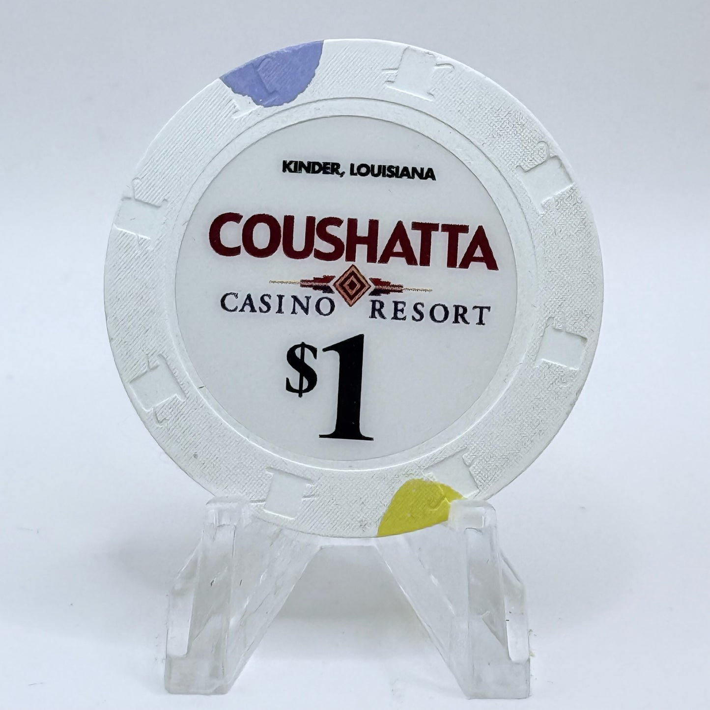 Coushatta Kinder Louisiana $1 Casino Chip
