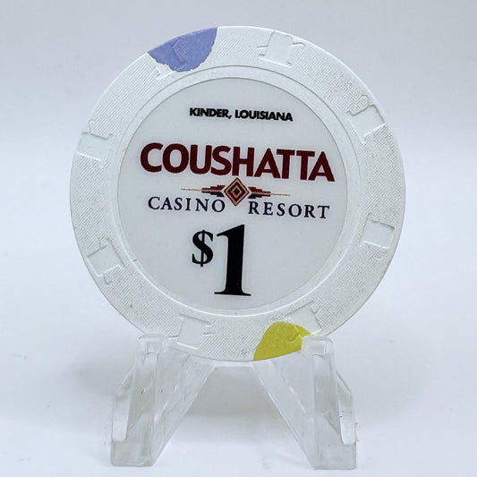 Coushatta Kinder Louisiana $1 Casino Chip