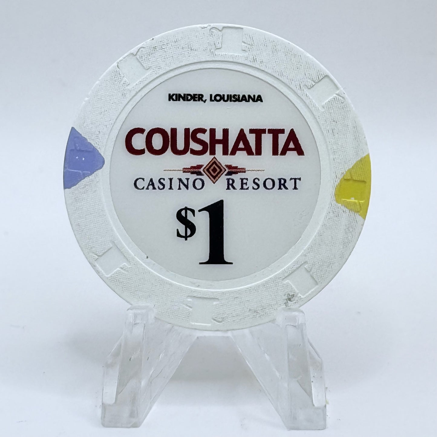 Coushatta Kinder Louisiana $1 Casino Chip