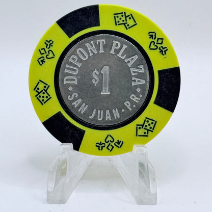 Dupont Plaza San Juan Puerto Rico $1 Casino Chip
