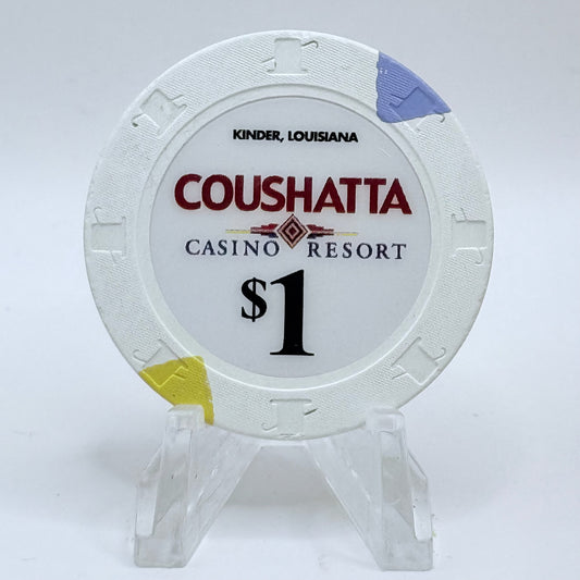 Coushatta Kinder Louisiana $1 Casino Chip