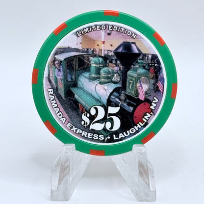 Ramada Express Laughlin Nevada 2004 'Halloween' LE $25 Casino Chip E4250