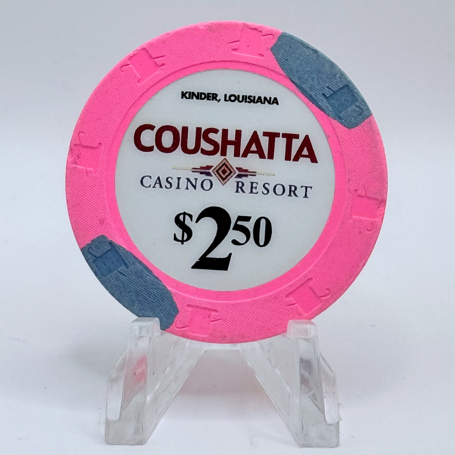 Coushatta Kinder Louisiana $2.50 Casino Chip