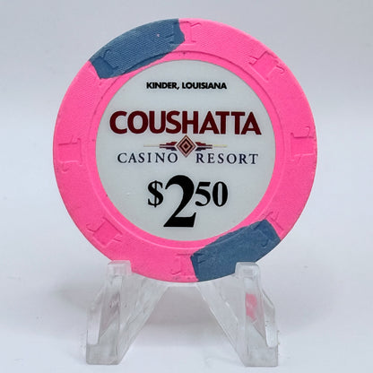 Coushatta Kinder Louisiana $2.50 Casino Chip