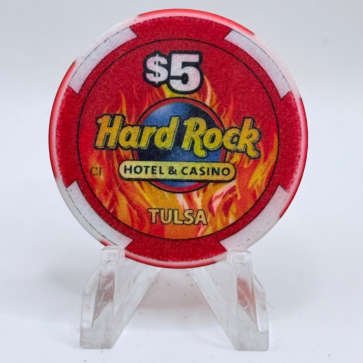Hard Rock - Tulsa Catoosa Oklahoma 2009 'Save the Planet' Series 1 $5 Casino Chip