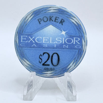 Excelsior (Holiday Inn) Palm Beach Aruba Series 3 $20 Casino Chip