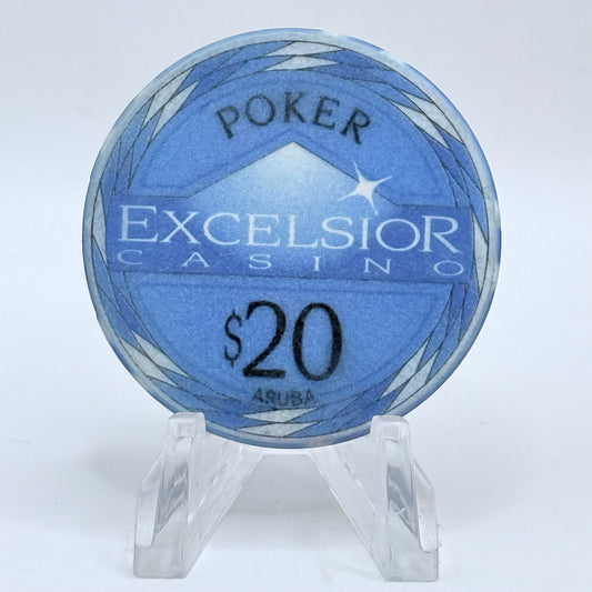 Excelsior (Holiday Inn) Palm Beach Aruba Series 3 $20 Casino Chip