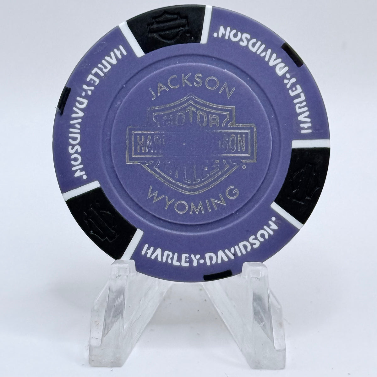 Harley-Davidson - Jackson Hole (Chester's ) Jackson Wyoming Series 1 Advertising Chips