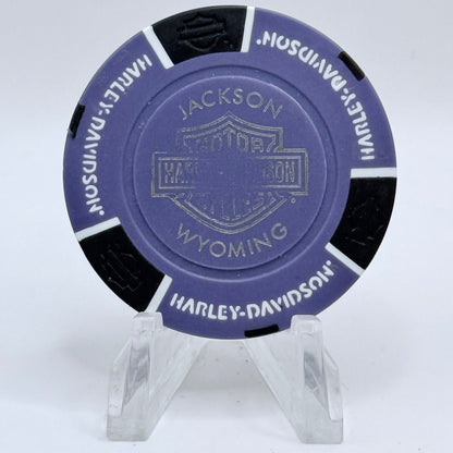 Harley-Davidson - Jackson Hole (Chester's ) Jackson Wyoming Series 1 Advertising Chips
