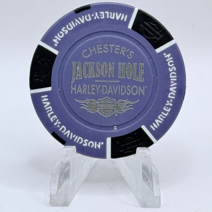 Harley-Davidson - Jackson Hole (Chester's ) Jackson Wyoming Series 1 Advertising Chips