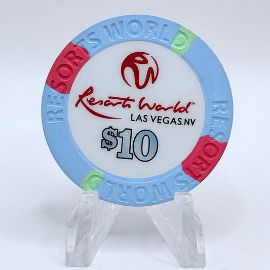 Resorts World Las Vegas Las Vegas Nevada 2021 $10 Casino Chip D3230