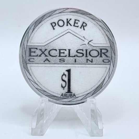 Excelsior (Holiday Inn) Palm Beach Aruba Series 3 $1 Casino Chip
