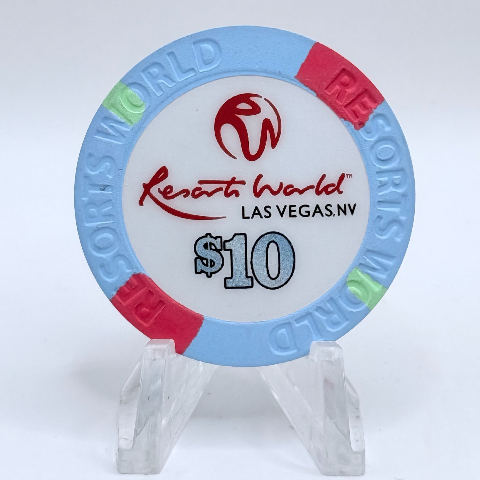 Resorts World Las Vegas Las Vegas Nevada 2021 $10 Casino Chip D3230
