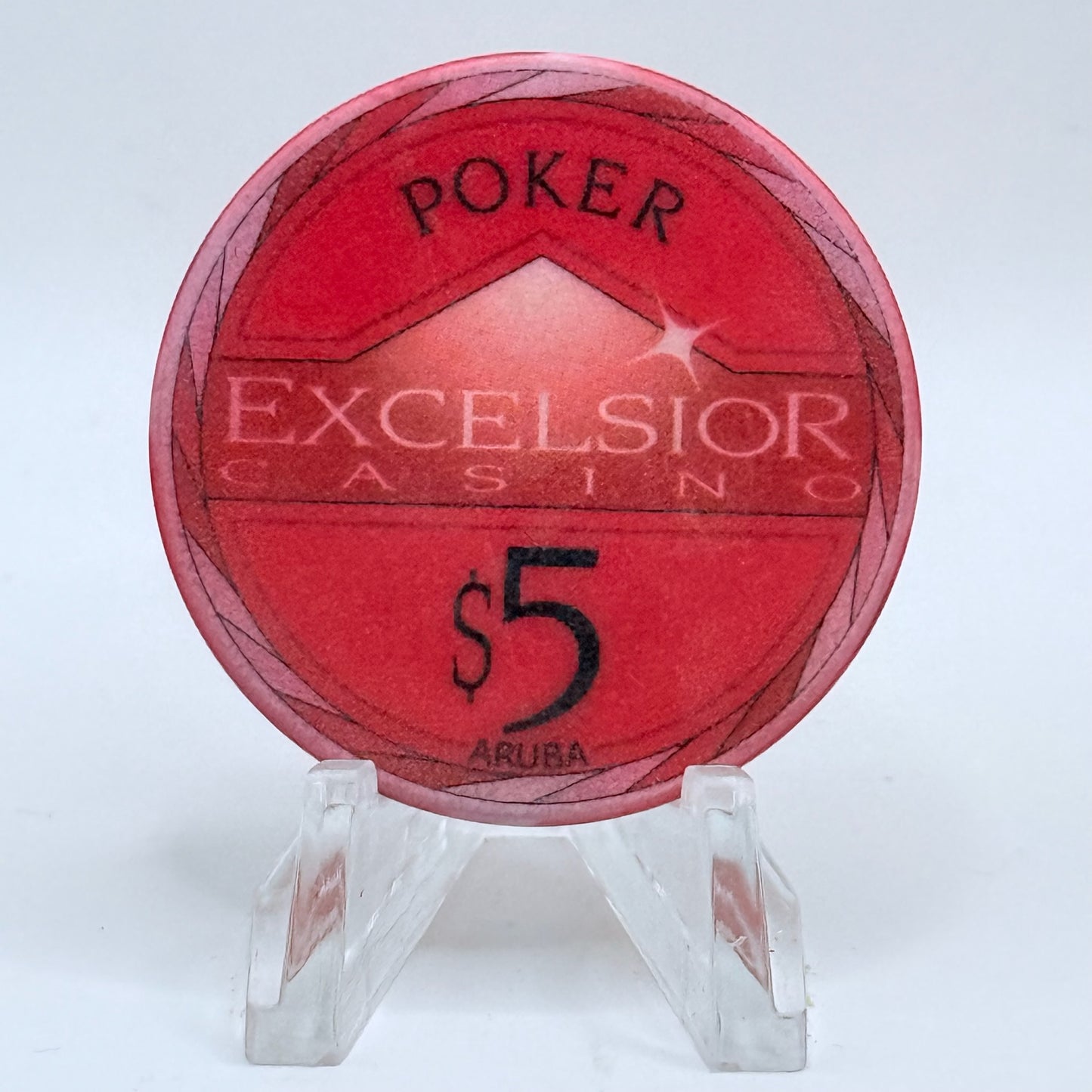 Excelsior (Holiday Inn) Palm Beach Aruba Series 3 $5 Casino Chip