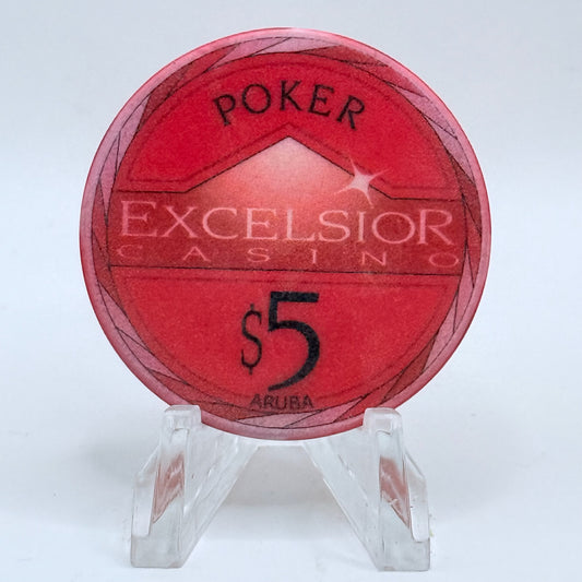 Excelsior (Holiday Inn) Palm Beach Aruba Series 3 $5 Casino Chip