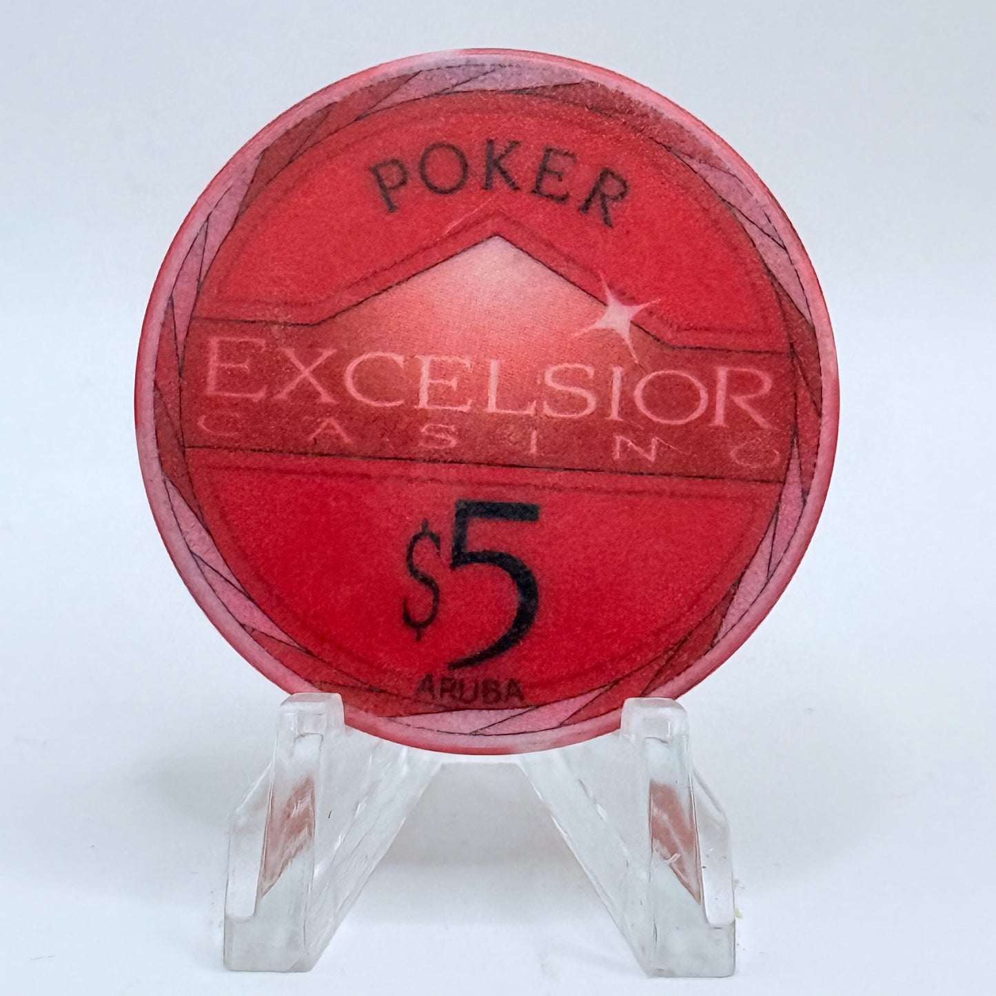 Excelsior (Holiday Inn) Palm Beach Aruba Series 3 $5 Casino Chip