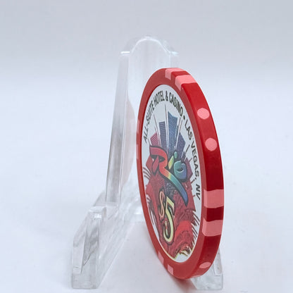 Rio Las Vegas Nevada 2003 'Land Of The Free' LE $5 Casino Chip E2269