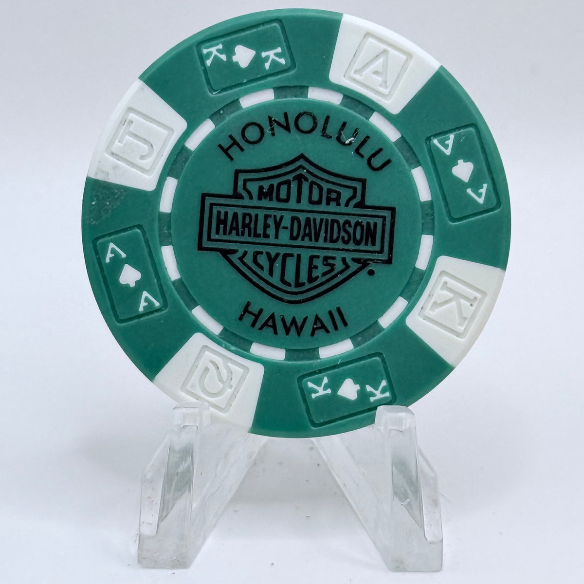 Harley-Davidson - Cycle City Honolulu Oahu Series 1 Advertising Chips