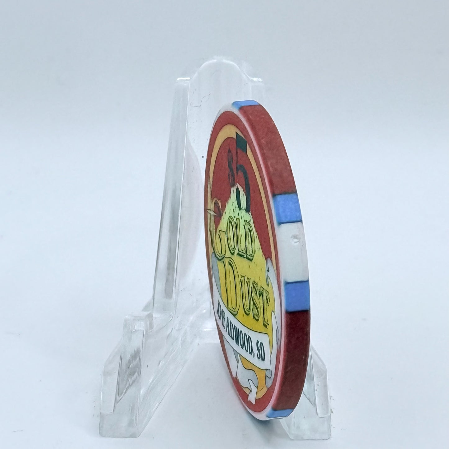 Gold Dust Casino & Hotel Deadwood South Dakota 2008 LE $5 Casino Chip D3702