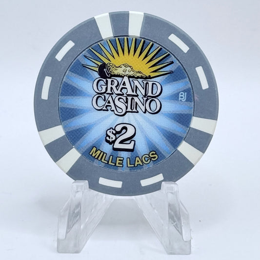 Grand Casino Mille Lacs Minnesota $2 Casino Chip