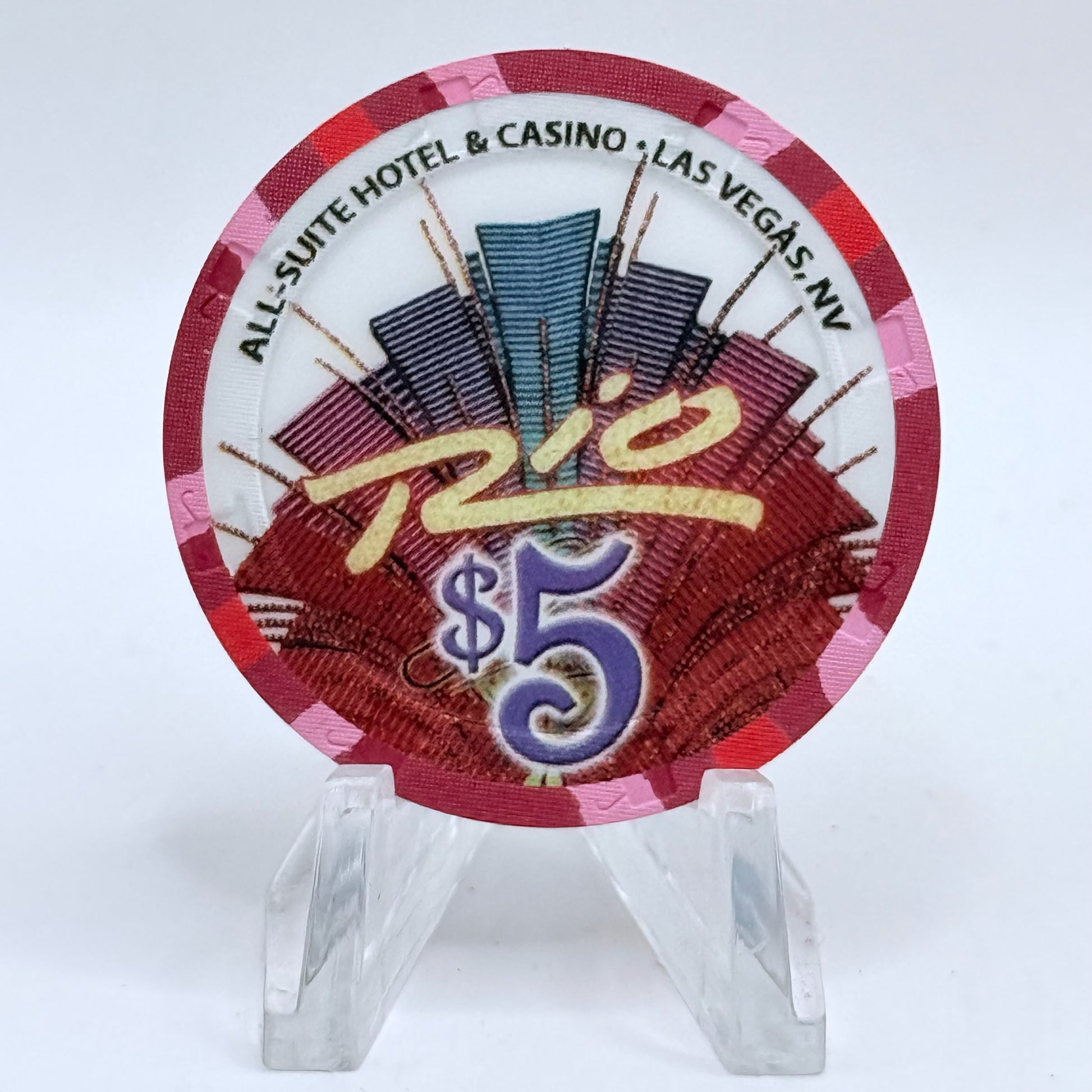 Rio Las Vegas Nevada 2004 'Shoot Out!' LE $5 Casino Chip E2965