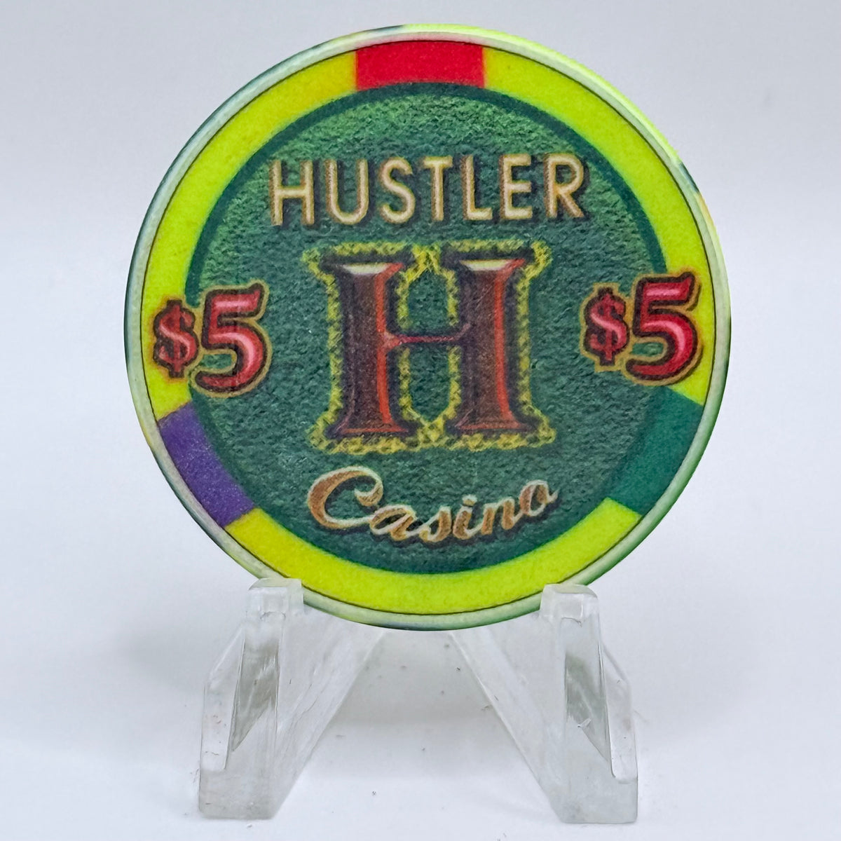 Hustler Casino Gardena California 'Year Of The Rat' LE $5 Casino Chip