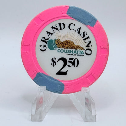 Grand Casino Coushatta Kinder Louisiana Series 250 $2.50 Casino Chip