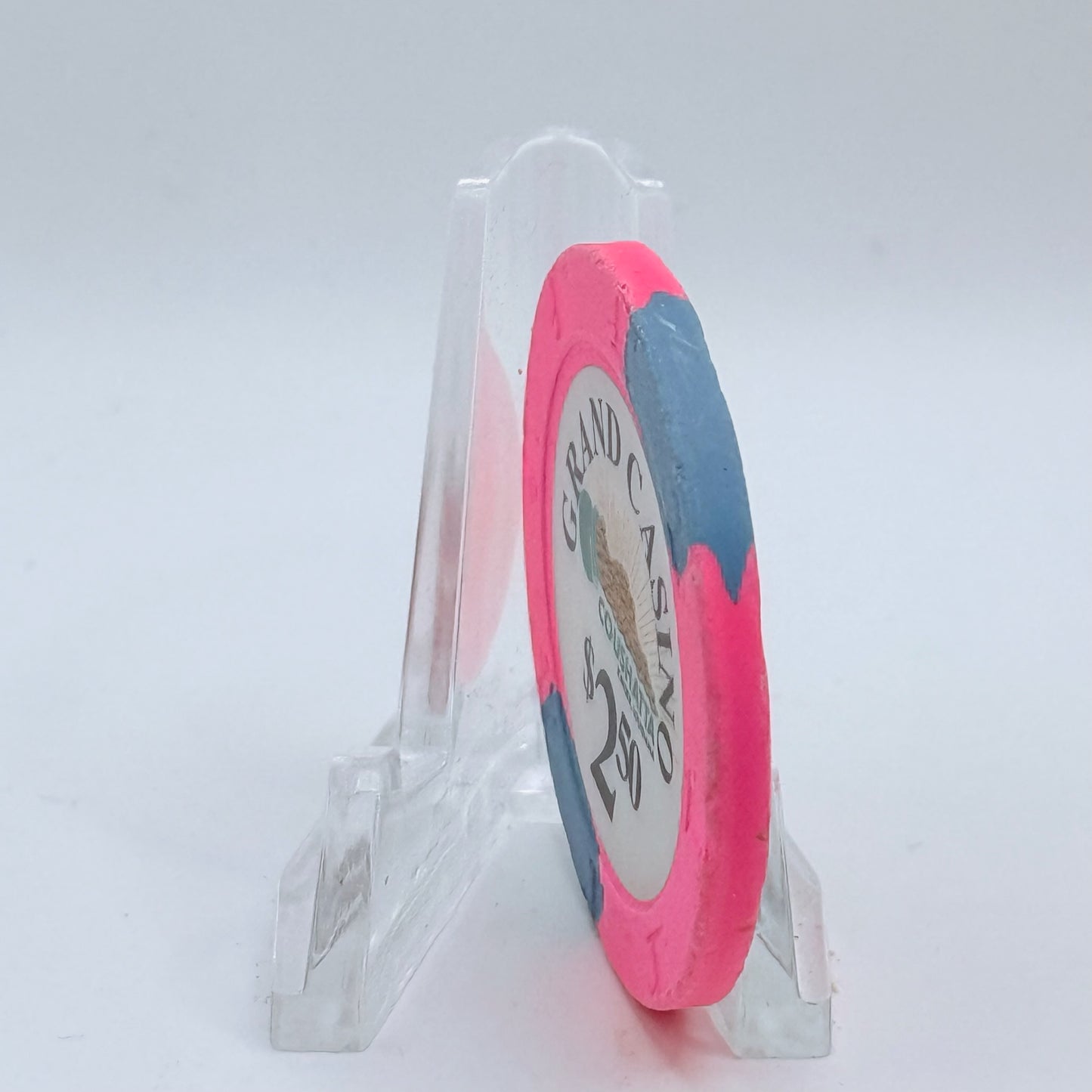 Grand Casino Coushatta Kinder Louisiana Series 250 $2.50 Casino Chip