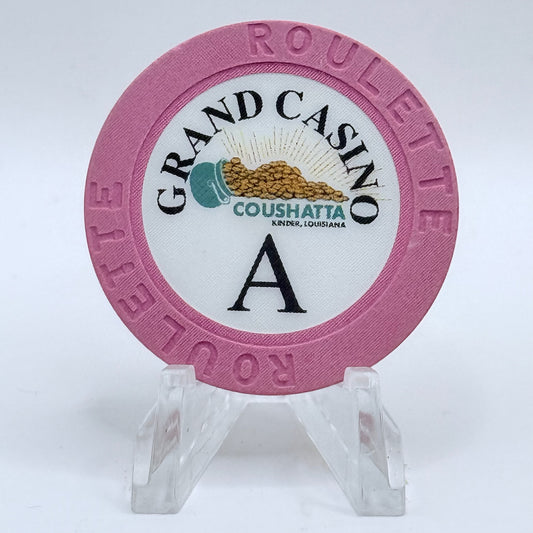 Grand Casino Coushatta Kinder Louisiana Series 3 Roulette Casino Chip