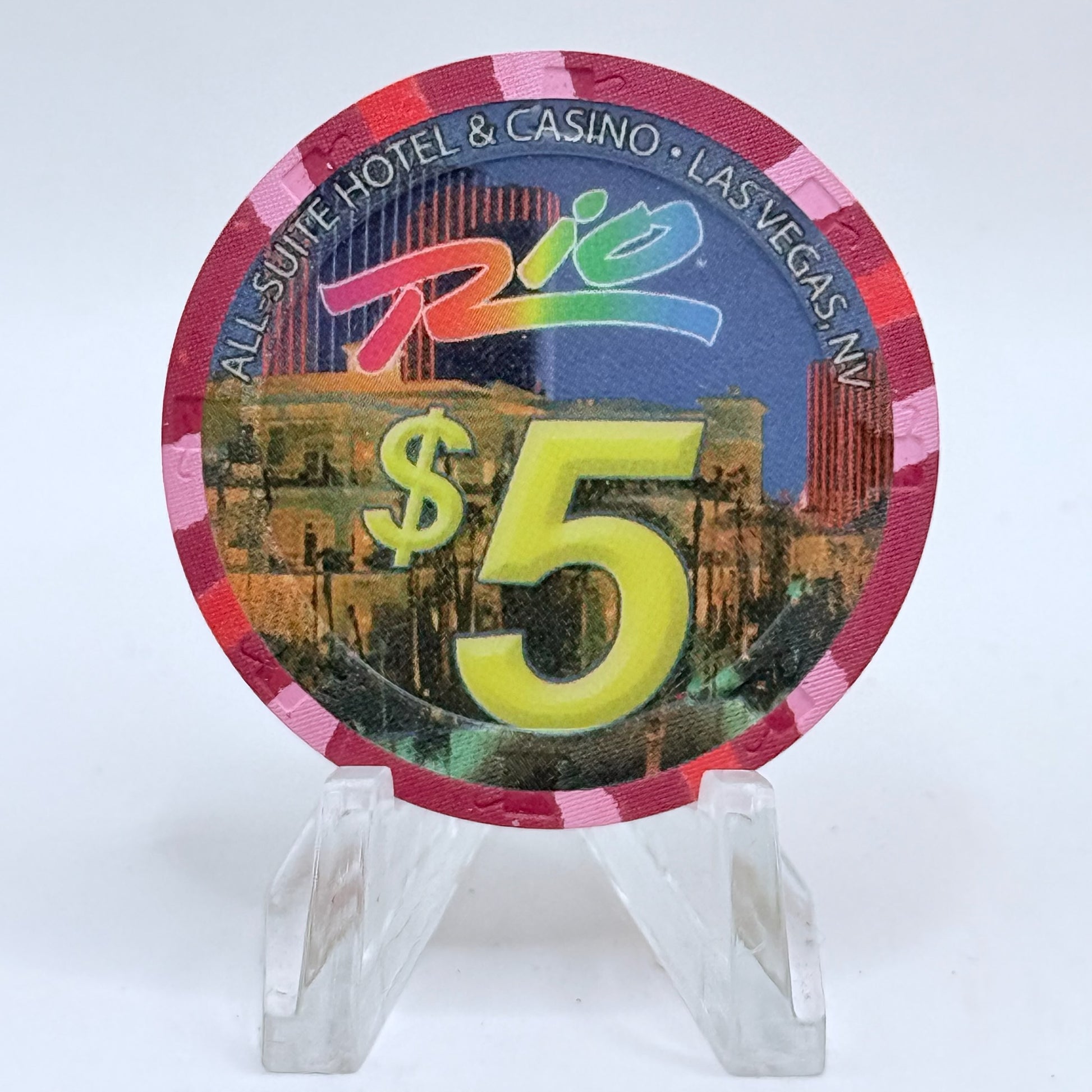 Rio Las Vegas Nevada 2004 'The Scintas' LE $5 Casino Chip E2298