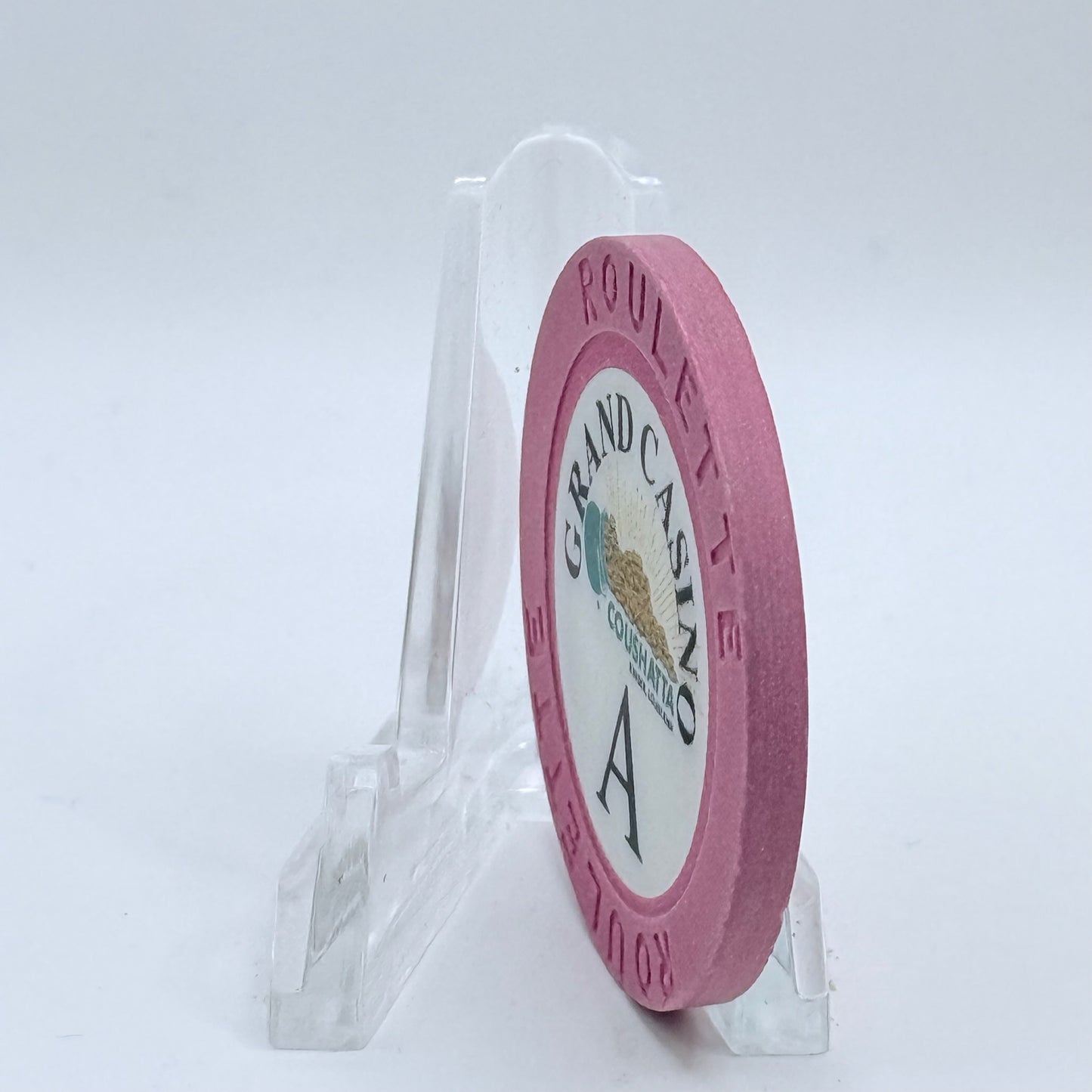 Grand Casino Coushatta Kinder Louisiana Series 3 Roulette Casino Chip