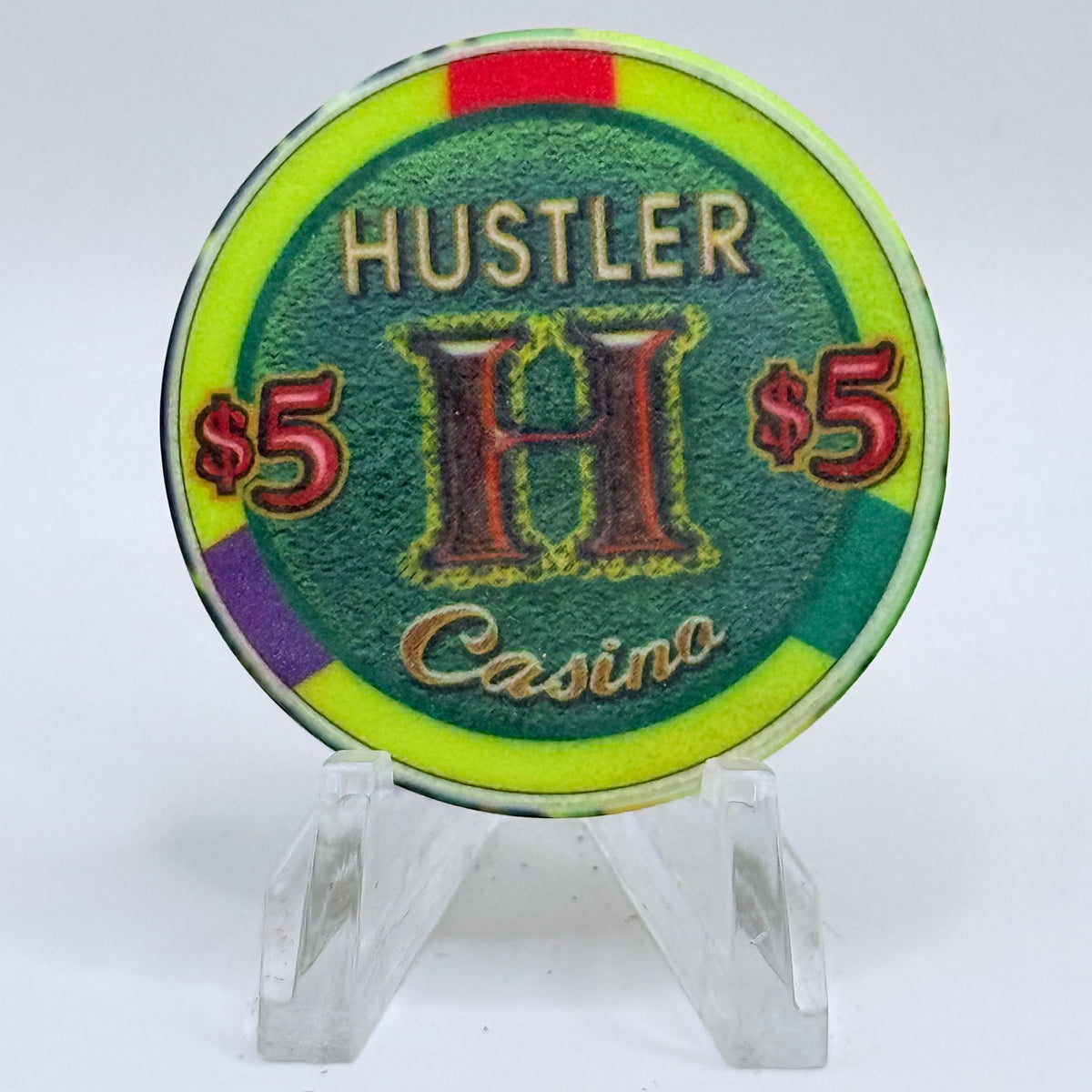 Hustler Casino Gardena California 'Year Of The Pig' LE $5 Casino Chip